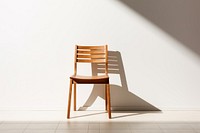 Wood chair furniture shadow architecture. AI generated Image by rawpixel.