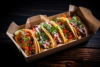 Mini taco food street food vegetable. AI generated Image by rawpixel.