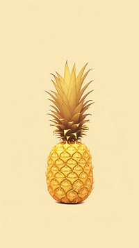 Pineapple fruit plant food. 