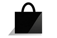 Shopping bag handbag shape black. AI generated Image by rawpixel.