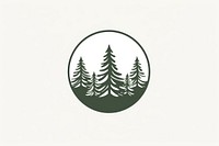 A forest logo circle plant tree. AI generated Image by rawpixel.