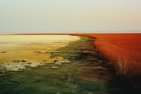 A minimal-large a dry landscape outdoors horizon. AI generated Image by rawpixel.