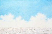 A blue sky painting backgrounds outdoors. AI generated Image by rawpixel.
