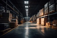 Warehouse architecture building infrastructure. AI generated Image by rawpixel.