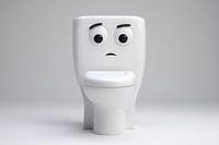 Toilet bathroom cartoon white. AI generated Image by rawpixel.