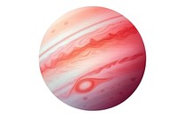 A Jupiter planet nature white background. AI generated Image by rawpixel.