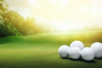 Golf equipment border on grass field sports outdoors ball. AI generated Image by rawpixel.