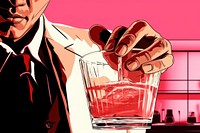A bartender making a cocktail glass adult refreshment. AI generated Image by rawpixel.