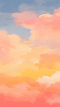 Sunrise sky backgrounds painting outdoors. AI generated Image by rawpixel.