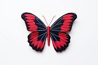 A butterfly animal insect white background. AI generated Image by rawpixel.