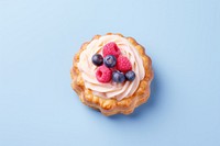 Pastry blueberry dessert cupcake. AI generated Image by rawpixel.