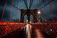 Bridge landmark city brooklyn bridge. 