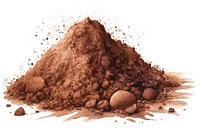 Dirt dessert food soil. AI generated Image by rawpixel.