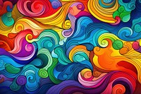 Colourful card backgrounds pattern art. AI generated Image by rawpixel.
