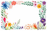 Decorative frame backgrounds pattern flower. AI generated Image by rawpixel.