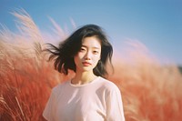 A young chinese woman photography portrait adult. AI generated Image by rawpixel.