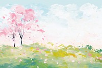 Spring painting backgrounds outdoors. 