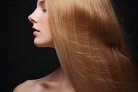 Close-up hair photography portrait adult. AI generated Image by rawpixel.