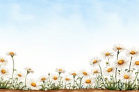 Daisys backgrounds landscape outdoors. AI generated Image by rawpixel.
