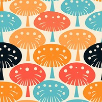 Mushroom pattern backgrounds repetition. 