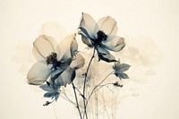 Vintage flower graphics petal plant. AI generated Image by rawpixel.