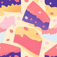 Cake pattern food confectionery backgrounds. AI generated Image by rawpixel.