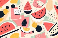 Vibrant fruit pattern plant food backgrounds. AI generated Image by rawpixel.