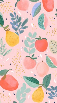 Mango pattern fruit plant. AI generated Image by rawpixel.