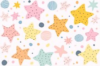 Star confetti backgrounds creativity. AI generated Image by rawpixel.