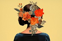Flower adult plant contemplation. AI generated Image by rawpixel.