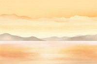Sunset beach landscape backgrounds outdoors. AI generated Image by rawpixel.