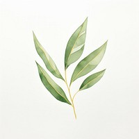 Green leaves plant leaf drawing. AI generated Image by rawpixel.