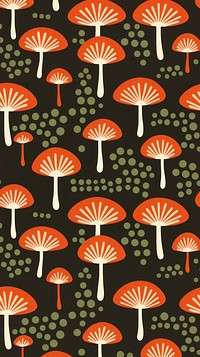Mushroom backgrounds pattern fungus. AI generated Image by rawpixel.