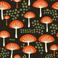 Mushroom pattern backgrounds plant. 