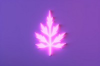 Pastel neon leaf light purple plant. AI generated Image by rawpixel.