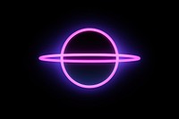 Pastel neon saturn light astronomy purple. AI generated Image by rawpixel.