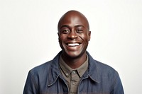 Black man portrait smile adult. AI generated Image by rawpixel.