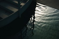 Aesthetic background outdoors shadow water. AI generated Image by rawpixel.