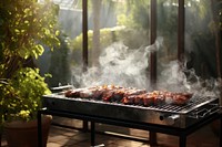 Bbq grilling outdoors cooking. AI generated Image by rawpixel.