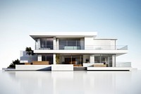 Modern house architecture building villa. AI generated Image by rawpixel.