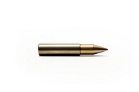 Bullet ammunition weapon white background. AI generated Image by rawpixel.