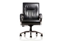 Office chair furniture black white background. AI generated Image by rawpixel.