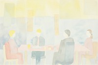 Business woman having a meeting painting adult art. AI generated Image by rawpixel.