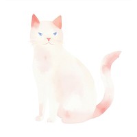 Cat animal mammal white. AI generated Image by rawpixel.