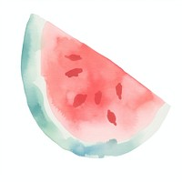 Watermelon fruit food white background. AI generated Image by rawpixel.