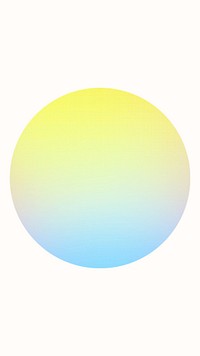 Yellow  aura gradient Instagram highlight cover template