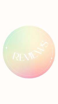 Reviews  aura gradient Instagram highlight cover template