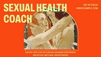 Sexual health coach blog banner template