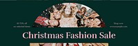 Christmas fashion sale email header template