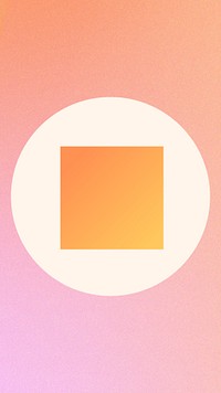 Gradient square geometric shape IG highlight story cover template illustration